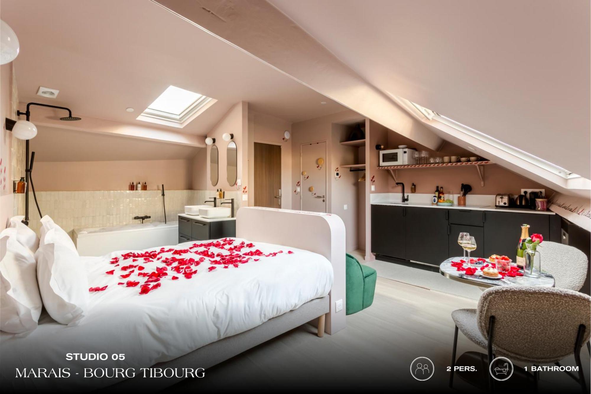 Апартаменты Beauquartier - Marais, Bourg Tibourg Париж Экстерьер фото