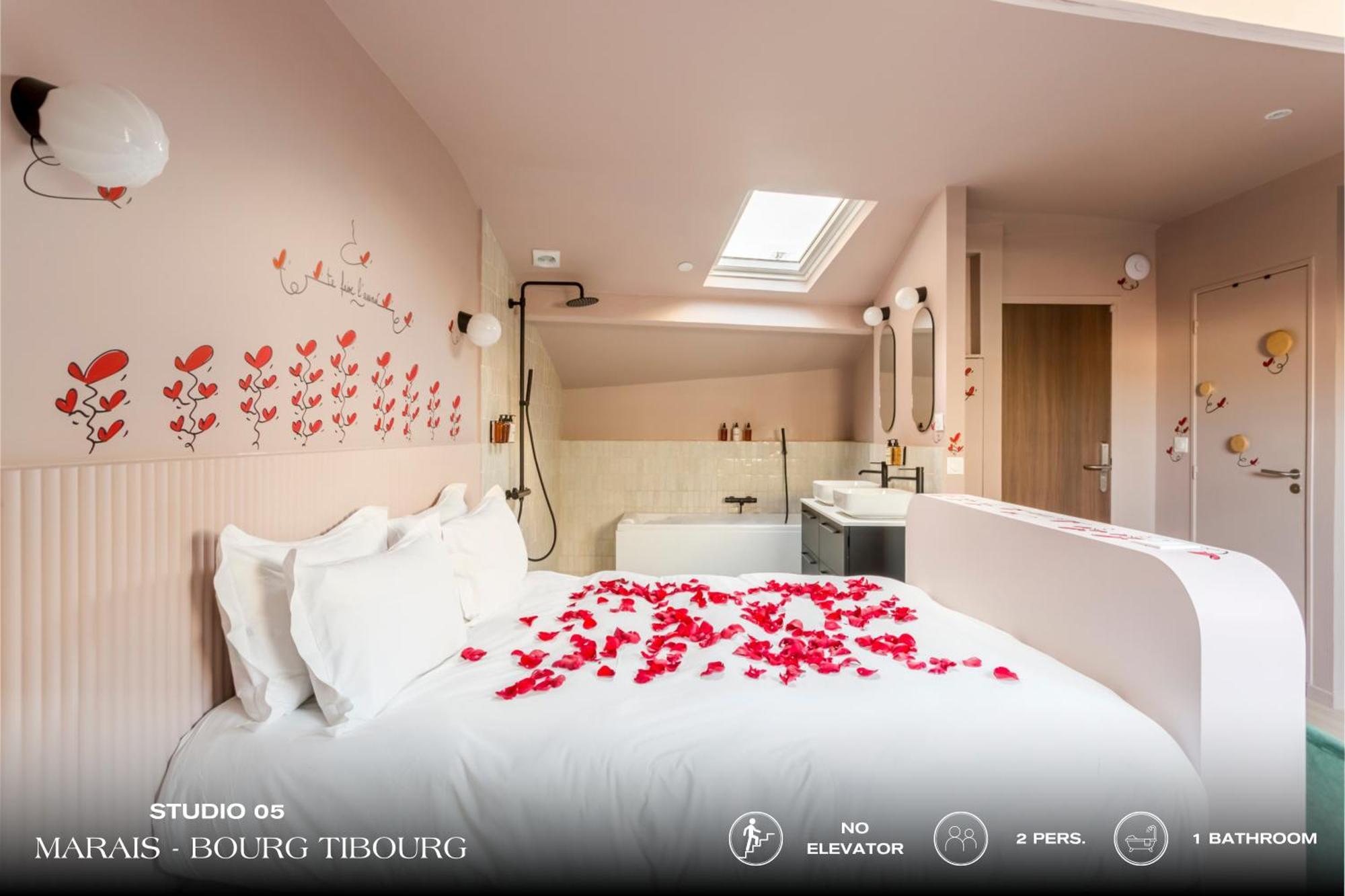 Апартаменты Beauquartier - Marais, Bourg Tibourg Париж Экстерьер фото