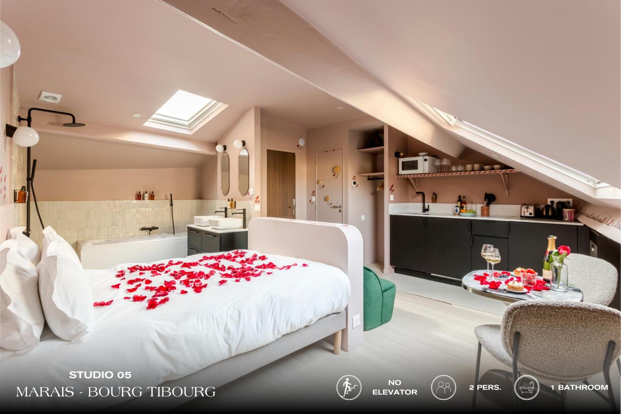 Апартаменты Beauquartier - Marais, Bourg Tibourg Париж Экстерьер фото
