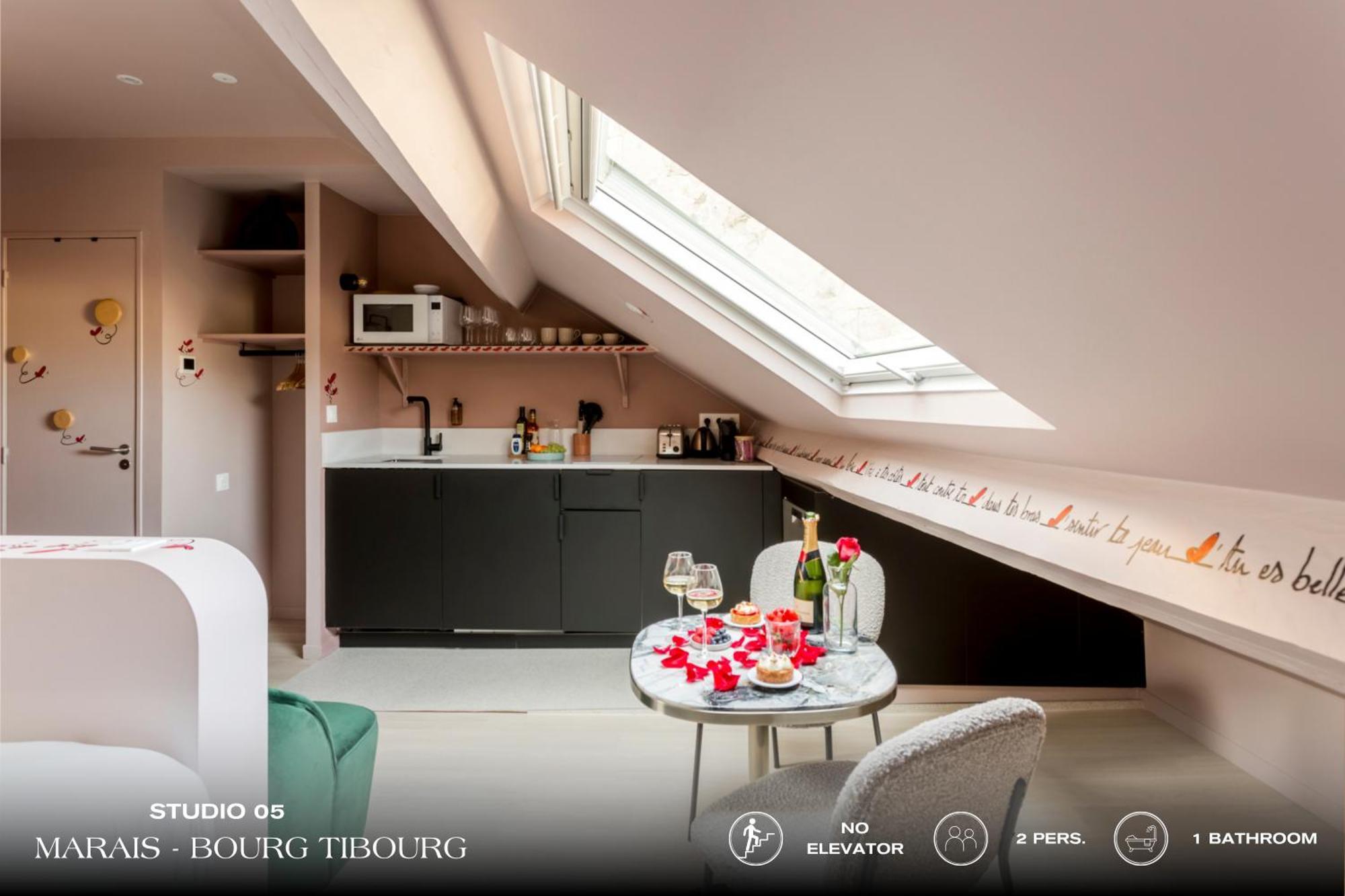 Апартаменты Beauquartier - Marais, Bourg Tibourg Париж Экстерьер фото