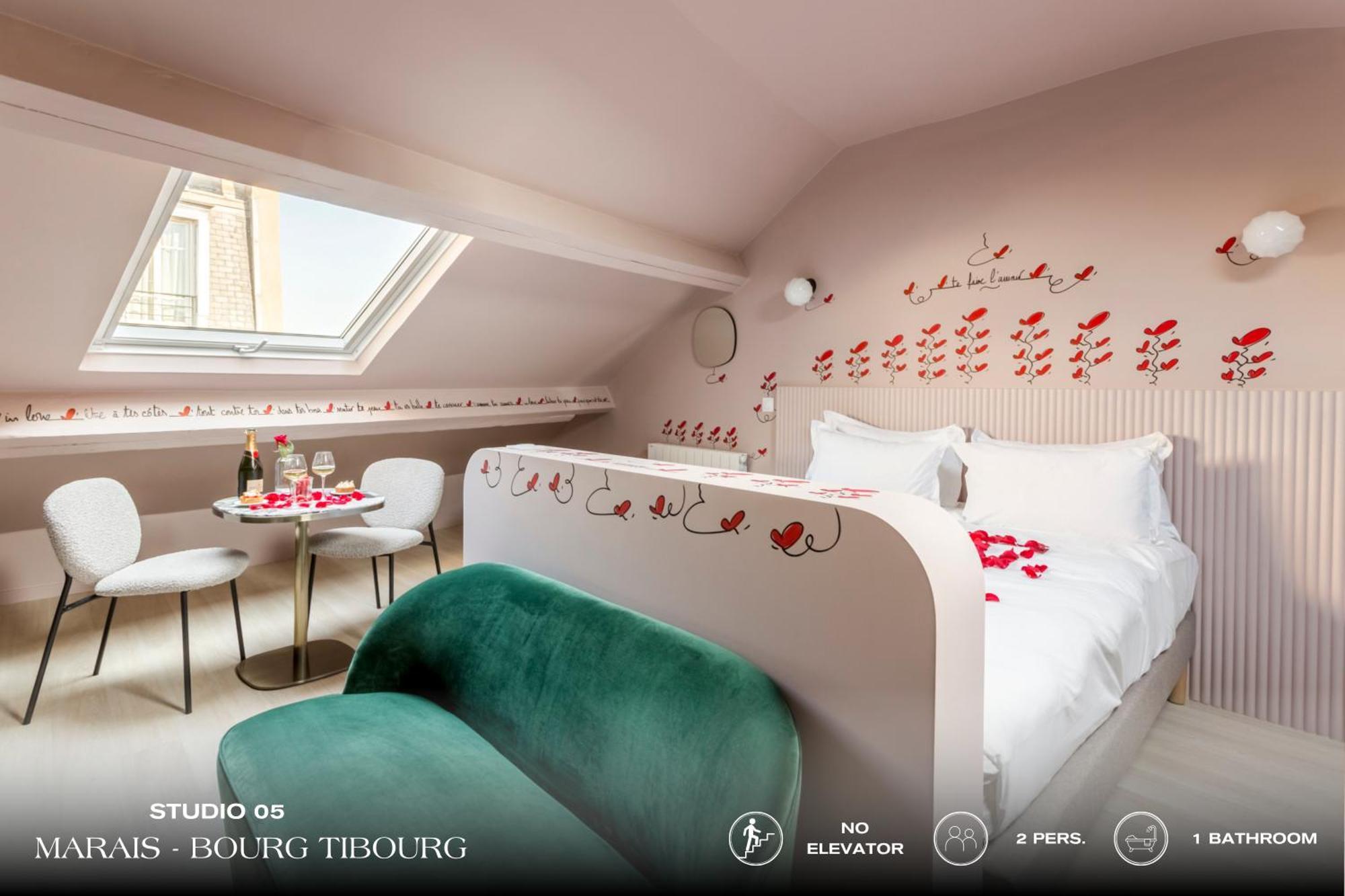 Апартаменты Beauquartier - Marais, Bourg Tibourg Париж Экстерьер фото