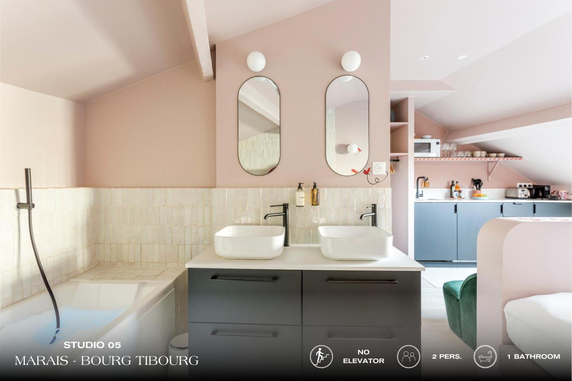 Апартаменты Beauquartier - Marais, Bourg Tibourg Париж Экстерьер фото