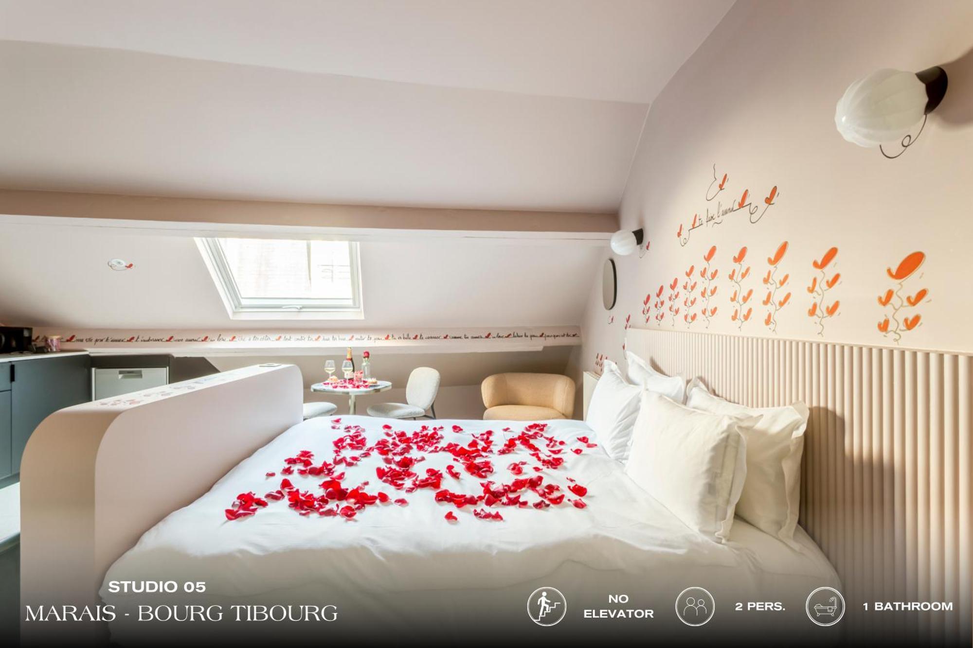 Апартаменты Beauquartier - Marais, Bourg Tibourg Париж Экстерьер фото
